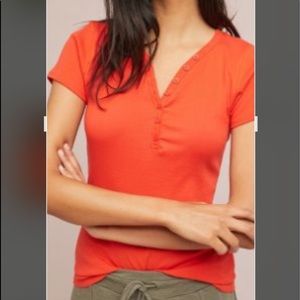 Pure + Good  Henley Tee SZ XS